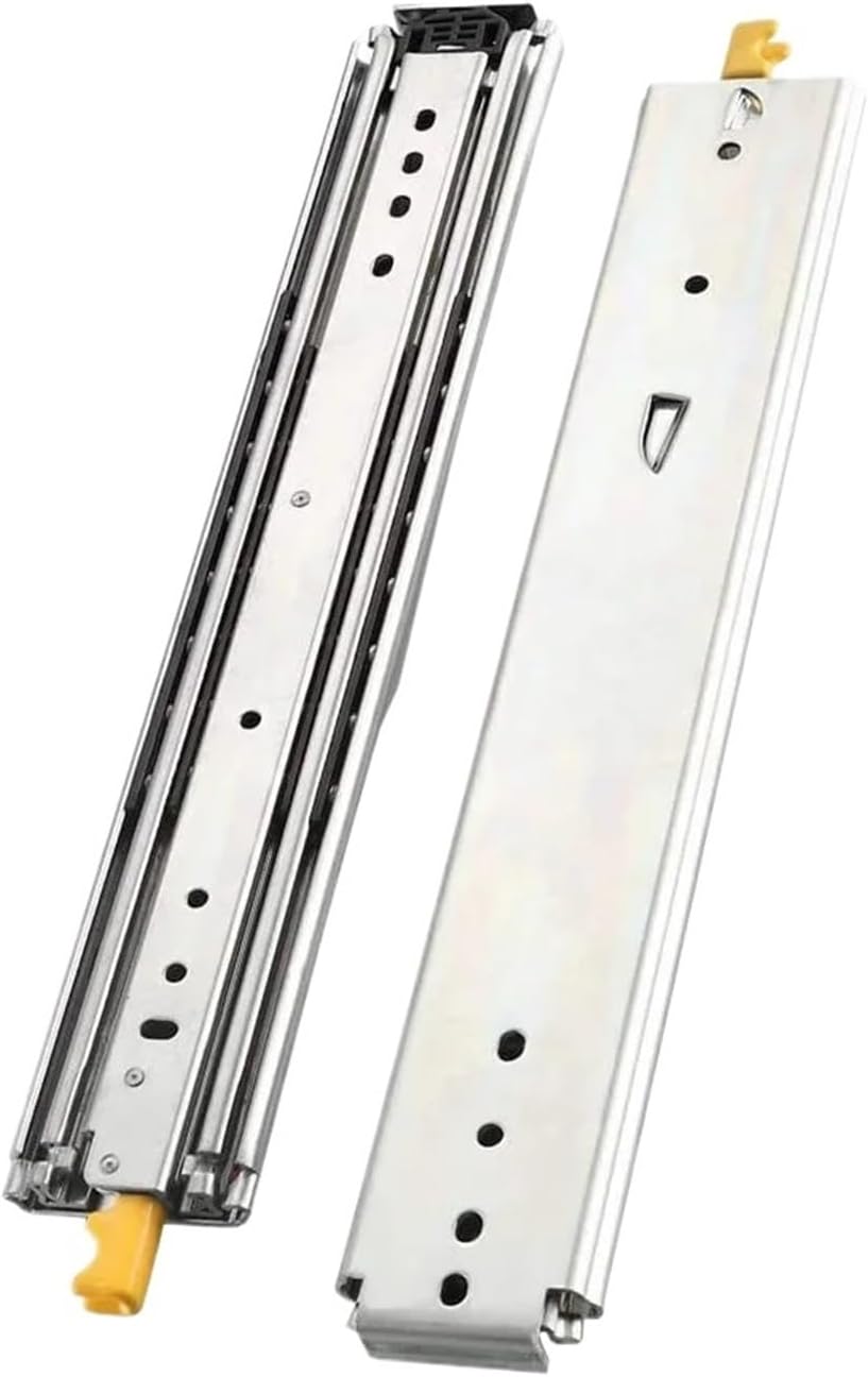 Drawer Rolling Bearing Slip Rail 1Pair 12-50inch Full Extension Heavy Duty Drawer Slides Hardware(40in)
