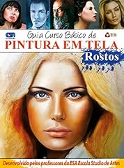Capa de Guia Curso de Desenho Pintura em Tela - Rostos Ed.01