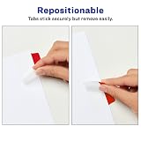 Avery Multiuse Ultra Tabs, 2" x 1.5", 2-Side Writable, Red/Blue/Green, 24 Repositionable Tabs (74754) – view 3