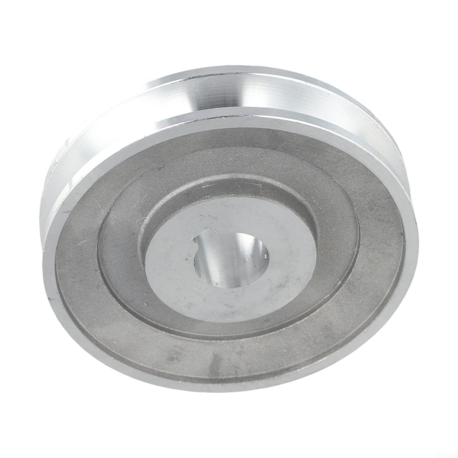 Poulie de moteur en aluminium de type A, 100 mm de diamètre pour compresseurs d'air, compatible avec les diamètres intérieurs de 19 mm et 24 mm (97 x 19)