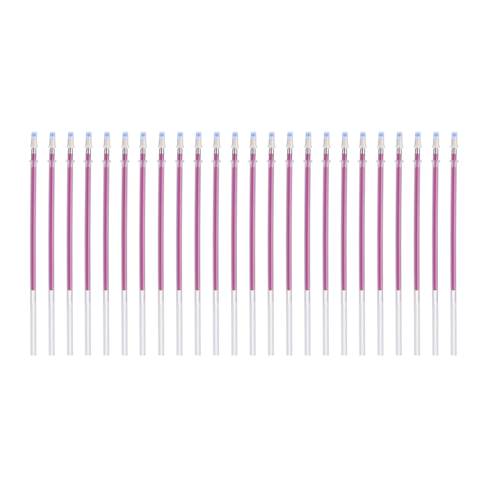 PATIKIL 0.8mm Gel Pens Refills, 24 Pack Glitter Gel Pens Sparkle Metallic Ink Medium Point Colored Refill Set for Adults Coloring Books Journaling Scrapbooking Art Drawing, Rose Red