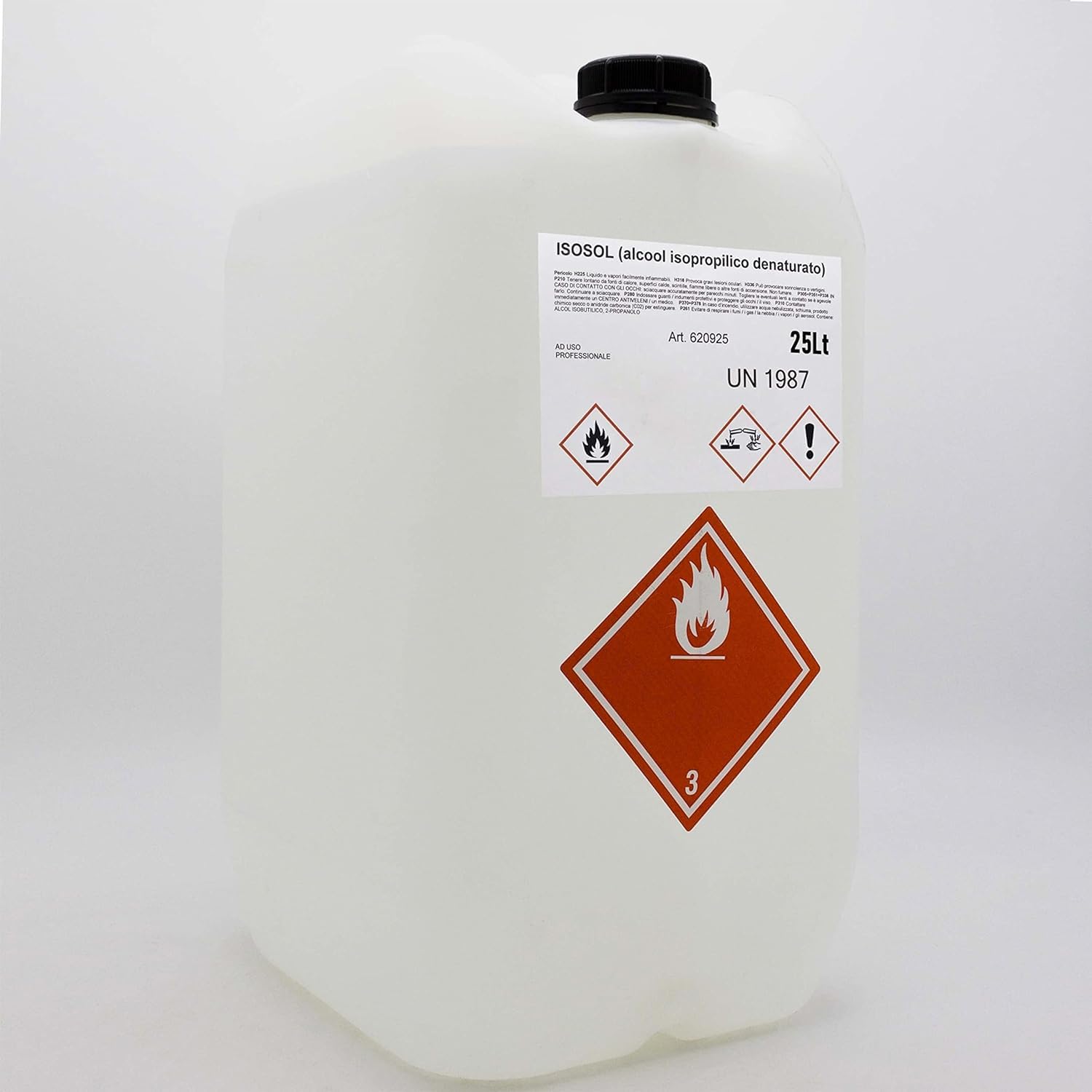 Simpletek - Tanica 25 Litri Alcool Isopropilico Isopropanolo 97% | 25Lt per Pulizia a Vasca a Ultrasuoni Ossido Grasso Olio Flux Evapora Rapidamente