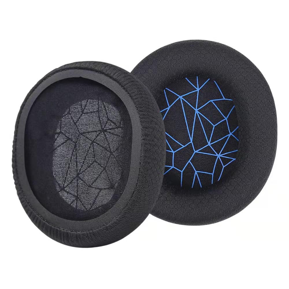 Headphones Ear Pads Cushion Foam Cover Replacement Compatible for Steelseries Arctis 1/3/5/7 30II 40 65, Headsets Soft Sponge Fabric Earpads Ear Cups Cushions Covers (blue)