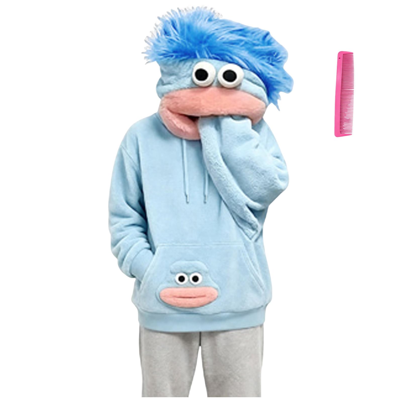 Halloween Costumes Big Mouth Monster Hoodies for Adult โ image 1
