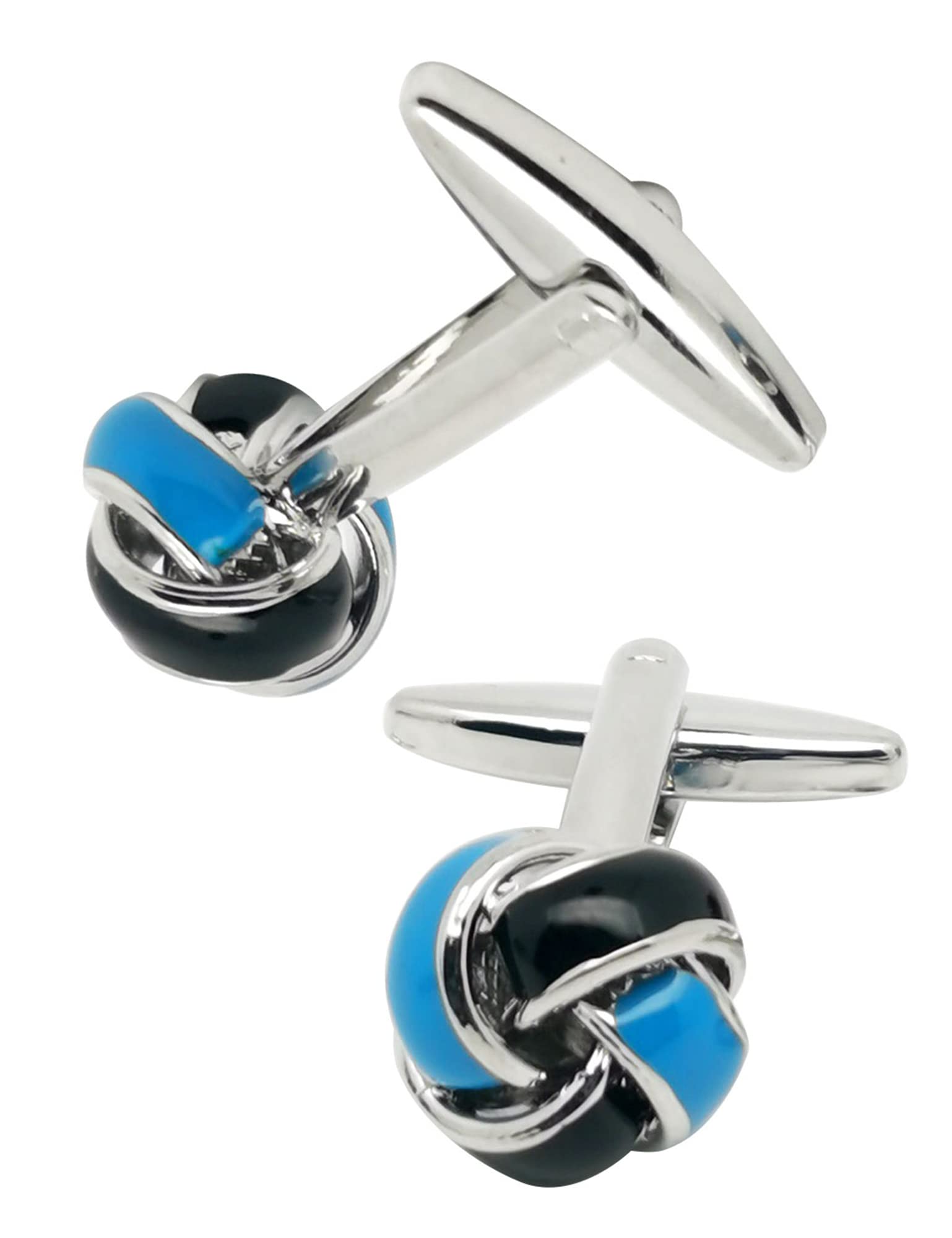 JonwoKnot Cufflinks in Gift Box Cuff Links for Men Lady Daily Wear Business Wedding Party Tuxedo Shirt Birthday Gift