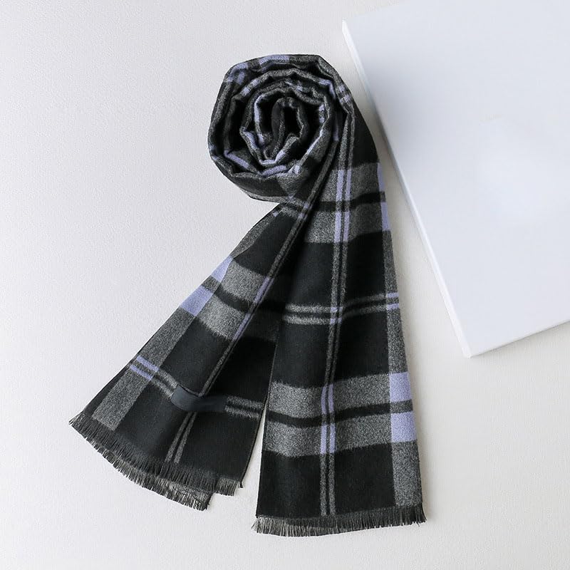 Geamiki Men's Winter Warm Long Soft Classic Scarf