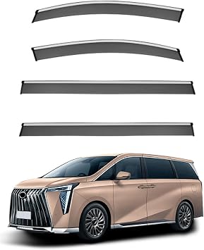 4PCS Window Rain Guards for Trumpchi M8 Master Edition MK2 2023-2025, Side Window Deflectors Vent Visor Shades Car Accessories Outside-Mount,4PCS