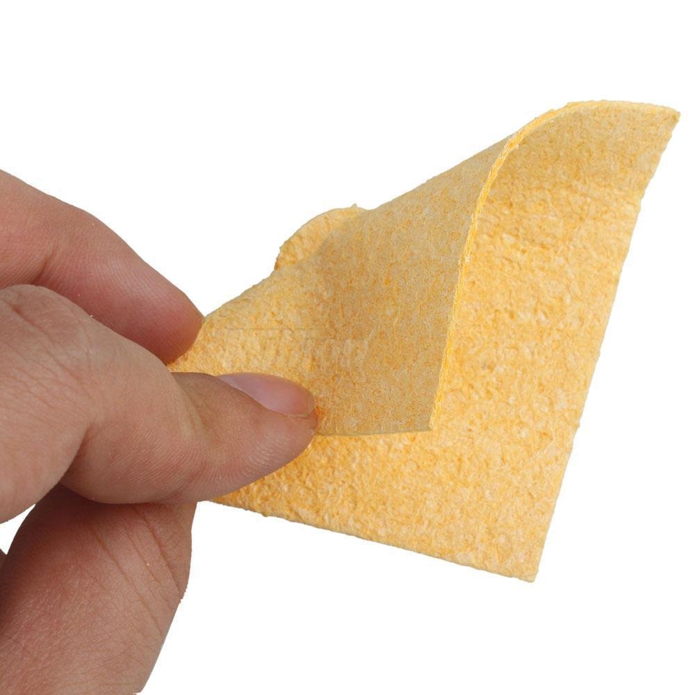 10Pcs Universal Soldering Iron Thick Sponges Solder Iron Tip Cleaning