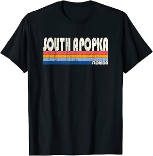 Vintage Retro 70s 80s Style Hometown of South Apopka, FL T-Shirt