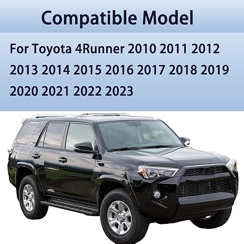 Miniatura 2 de Peintu - Cubierta del parabrisas derecho e izquierdo, panel de ajuste del guardabarros, sello de guardabarros compatible con Toyota 4Runner