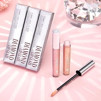 Metallic Lipstick Set, 3 PCS Lipgloss Glitter Silver Gold Pink Matt Metallic Lipstick Set Liquid Shiny Lipstick Lipgloss Liquid Lipstick Pink Champagne Shine Punk Makeup (3 Pcs)