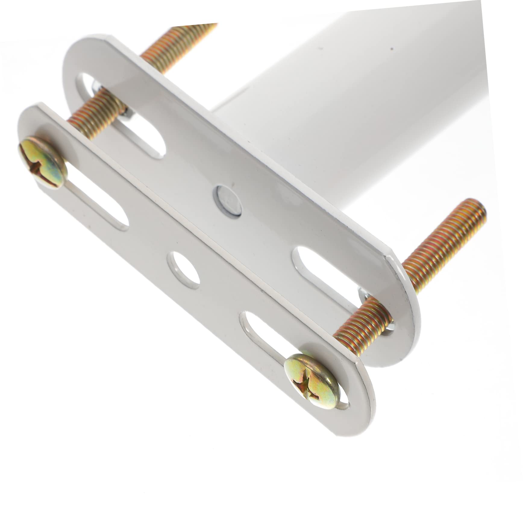 NUOBESTY 2 Pezzi piedini di supporto per le gambe del letto livellamento Alto livellatori montante piedini regolabili gamba di sostegno del letto Supporto materasso ferro da stiro bianca