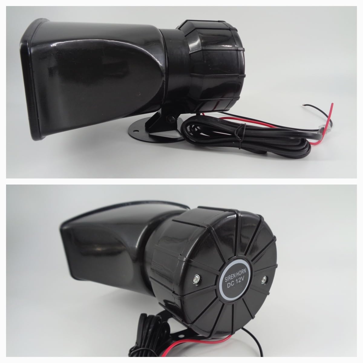 Klaxon de voiture Sirène Klaxon Blu - ray bouton 130db Trompette d'air Amplificateur sonore d'urgence Système de haut - parleurs pa avec microphone 7 tones Car Horn pour 12V camion voiture etc