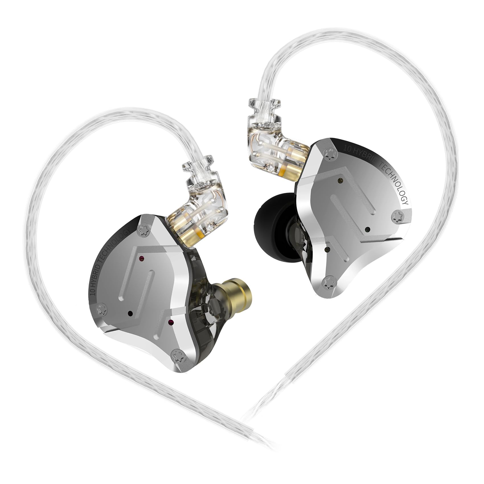 KZ ZS10 Pro Hybrid Earbuds with 5 Drivers for Immersive Sound