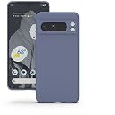 YATWIN Silicone Back Case for Google Pixel 8 Pro, Soft-Touch Phone Back Cover for Google Pixel 8 Pro - Lavender Grey gallery image