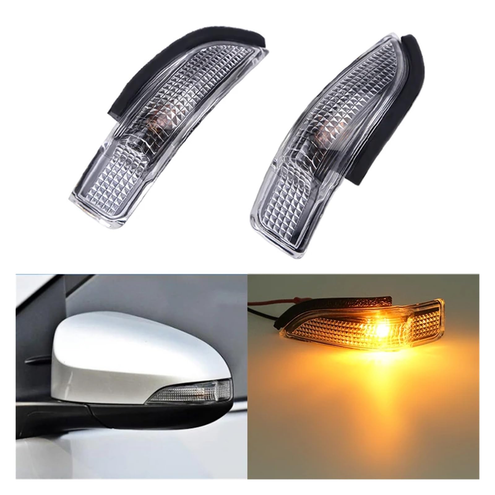 PBCGTFHJK Fit For Camry Fit For Corolla YARIS Rearview Mirror Turn Flashing Turn Change lane light 81730-52100 81740-52050(Right side)