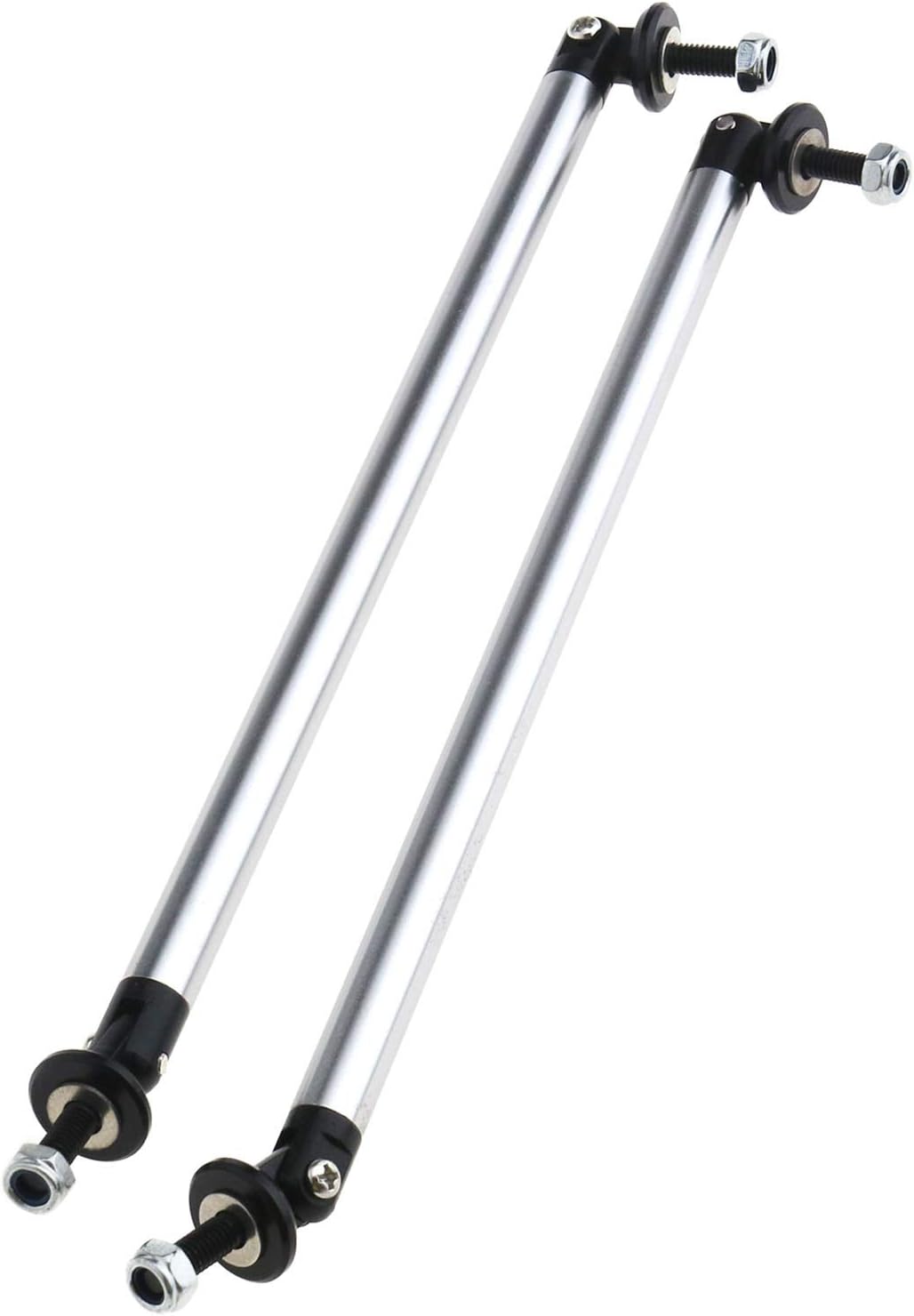 D2D 200mm Adjustable Splitter Rods Car Front/Rear Bumper Lip Strut Brace Rod Support Bar, 2pcs