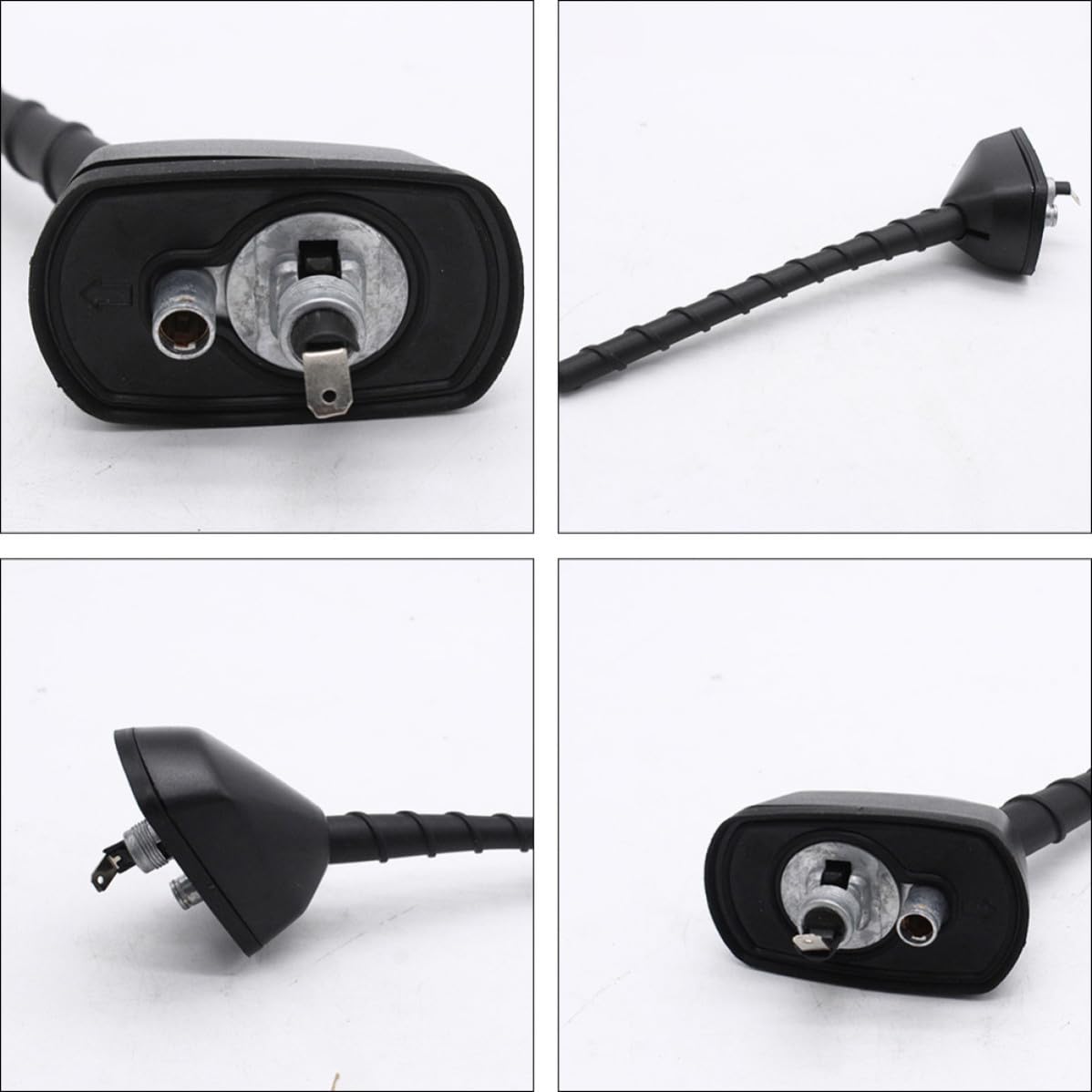 Hemobllo Antenna Resistente Tetto Abs Auto Alluminio in di Nero Lega per Decorazione Compattta Facile da Sostituire per Accessorio Modificato Tettuccio