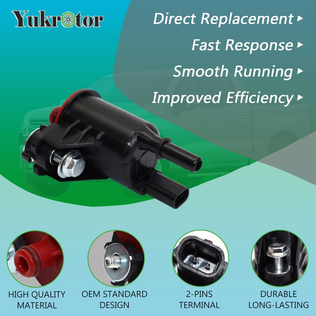 Vapor Canister Purge Valve 12630282 Compatible with 2014-2025 Chevy Blazer Camaro Colorado Express Silverado Suburban Tahoe Traverse GMC Canyon Savana Sierra Cadillac ATS CTS Buick Enclave