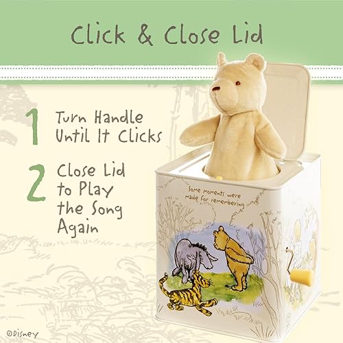 Miniatura 5 de Disney Baby Classic Winnie The Pooh Jack-in-The-Box - Juguete musical para bebés