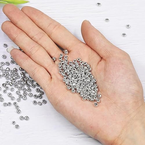 Vista 29 de Tamaño 6/0 - Cuentas de semillas de vidrio para manualidades de 0.157 in, cuentas blancas para la fabricación de joyas