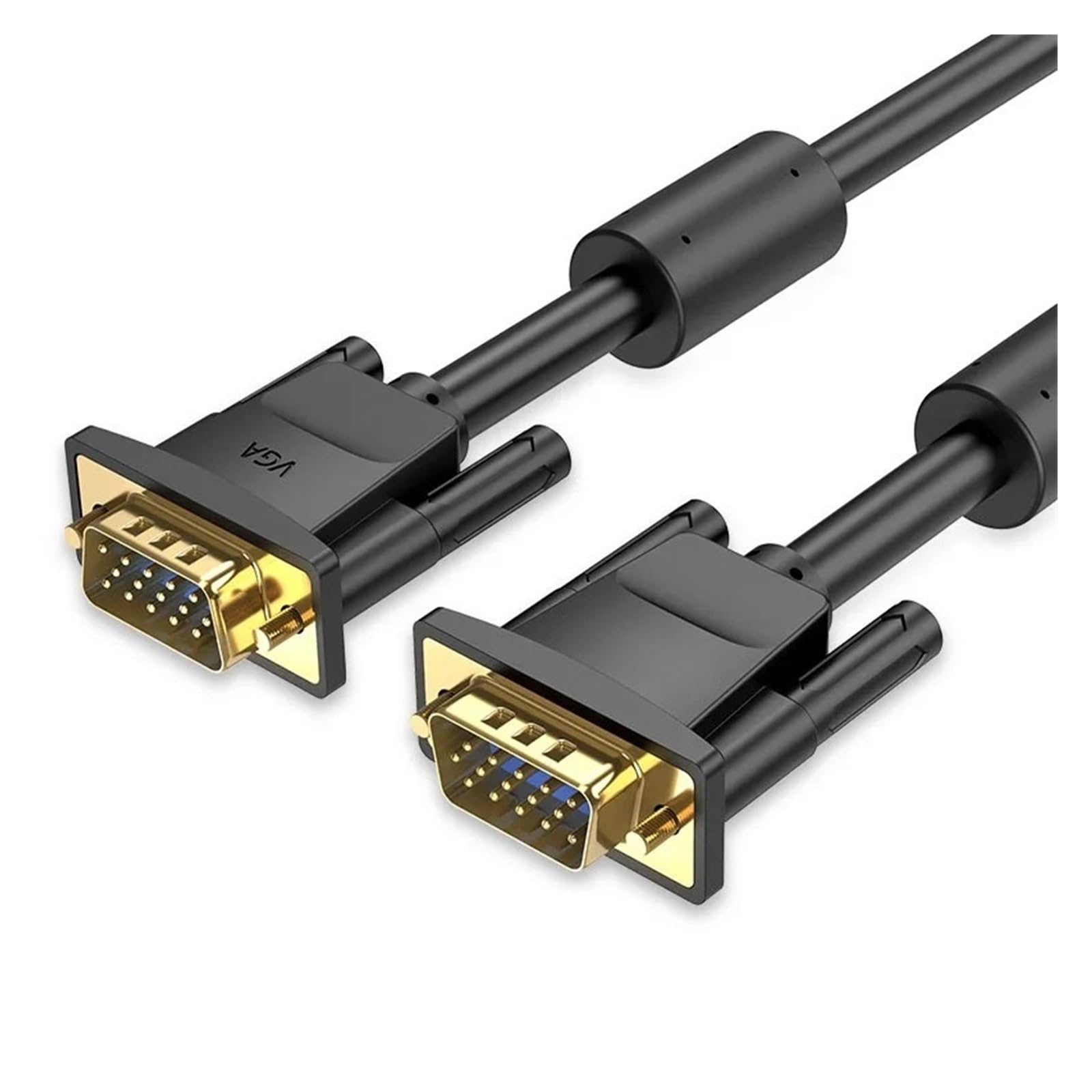 Ethernet-Kabel, VGA-Stecker auf Stecker-Kabel, 1080P, 1–20 m, Ferritkern, Monitor, Projektor