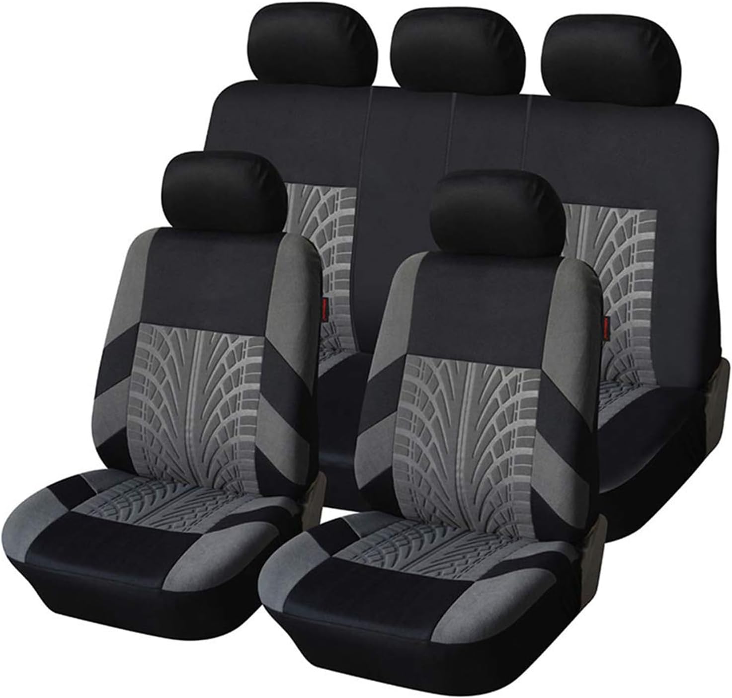 EEASSA Car Seat Cover Sets, Front Seats Rear Bench Headrest, Washable Breathable Cushion, Women Men Four Seasons Protectors Full Set Pad for Ford Kuga ’20 Titanium/X/ST-Line X 2019-2023,B