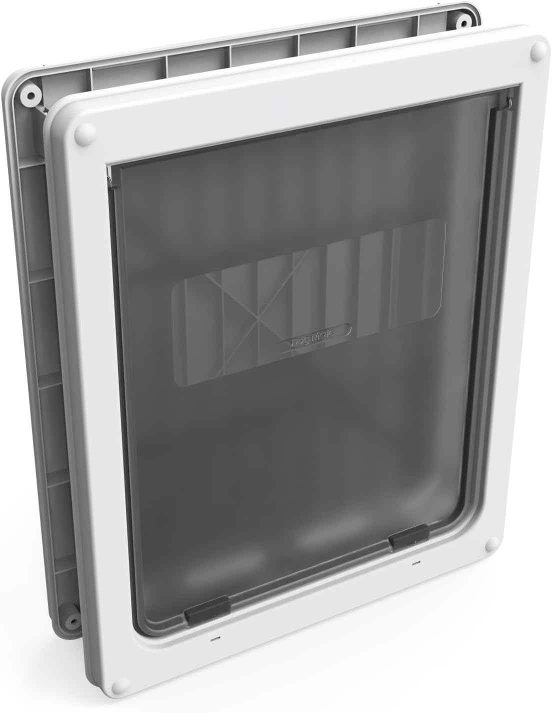 Dog Mate Lockable Large Dog Door (216) - Flap for Large Dogs and Cats, for UPVC, wall and wood, Securely Designed for your Pets, White