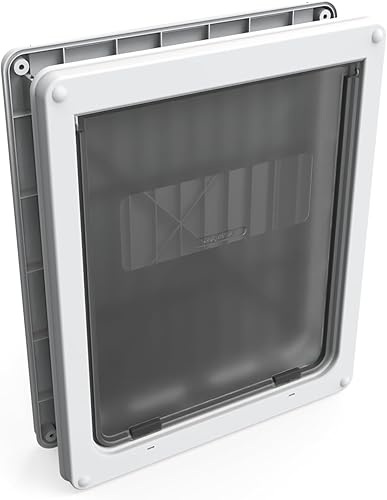 Miniatura 5 de Puerta para perro mediana color blanco, Dog Mate