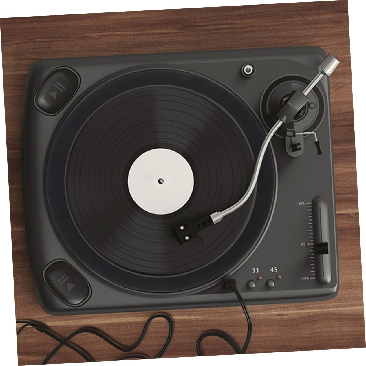 Toddmomy 3pcs Turntable Pad Anti-static Silicone Record Player Mat for Vinyl Vibration Reduction Scratch Prevention