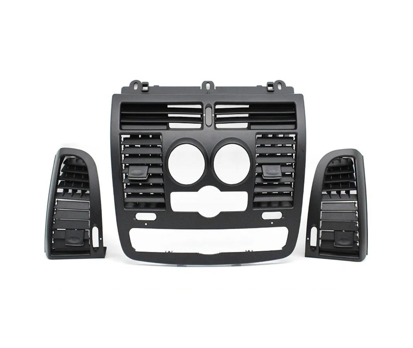 Wymiana wylotu powietrza do Mercedesa do Benz do Vito do Viano W636 W639 2004-2015 klimatyzacja kratka wentylacyjna klimatyzacja lewa prawa centralna klimatyzacja (lewa) (model A zestaw 3 szt.)