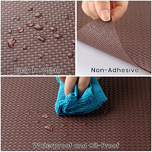 Cosyland Shelf Liner Kitchen Drawer Mats 12"X120" Inches Non-Slip Diy Cuttable Mats Cabinet Liners Washable Refrigerator Liners For Cupboard, Pantry Shelves, Red #TOP4