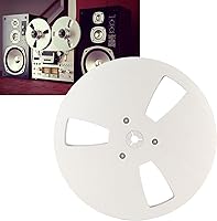 Vista 4 de Carrete vacío universal de plata de 7 pulgadas de aleación de aluminio de 3 agujeros