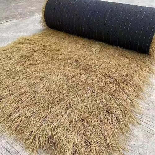 Alfombra de paja artificial para decoracion de patio y techos de jardin 7