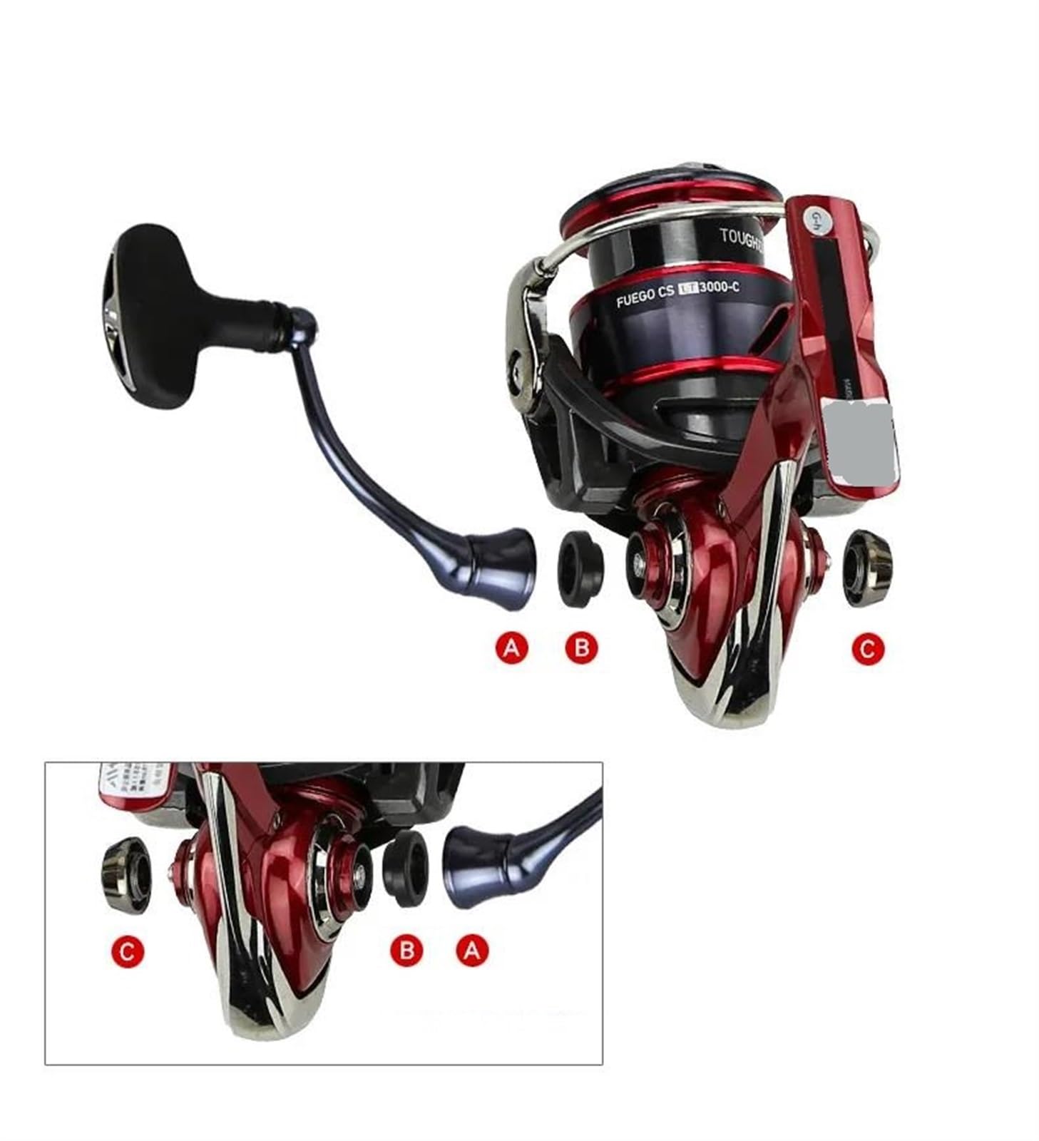 Mulinello Spinning Mulinello Da 6 + 1BB Max Drag 12KG Pesca Con Baitcasting Surfcasting Mare