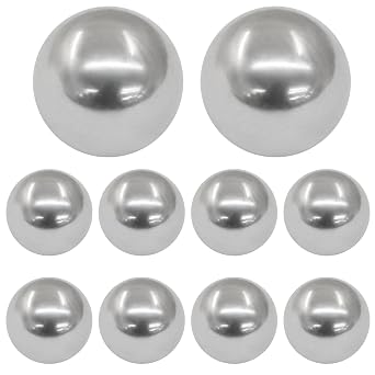 50 Pcs 8mm 304 Stainless Steel Bearing Balls | 0.31", G200 Precision, 28HRC