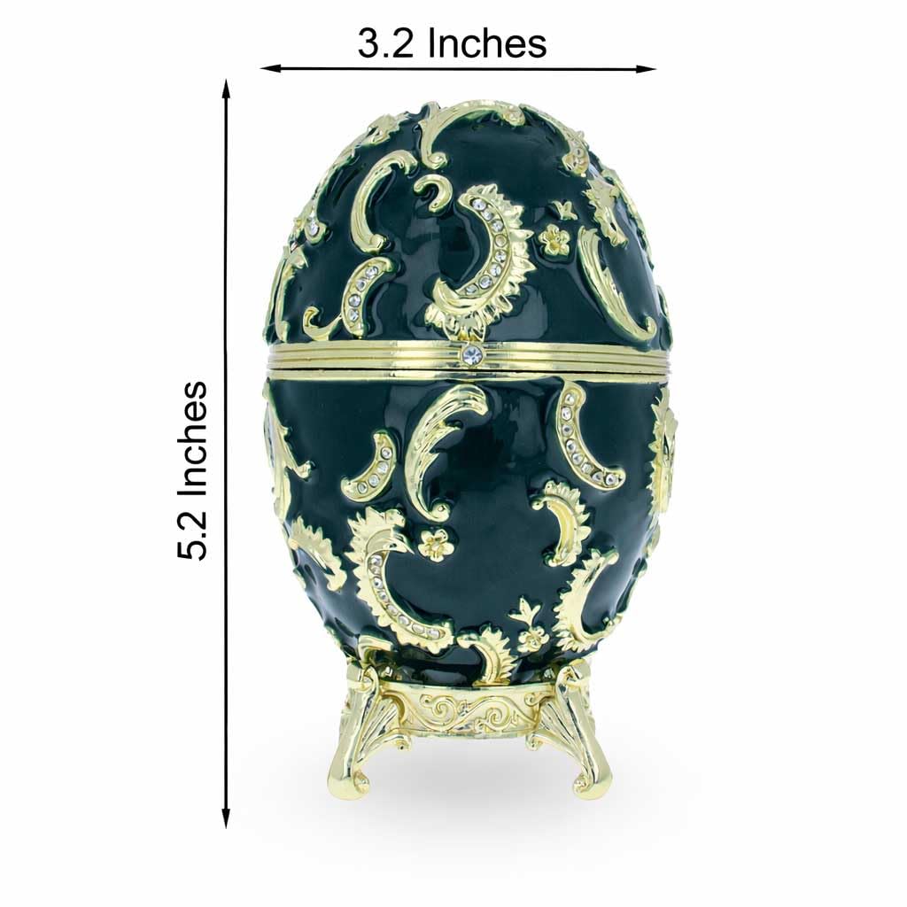 ロシアのオルゴール faberge souvenir Gold Faberge Egg with Clock Inside