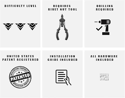 Miniatura 9 de ARMORDILLO 8710838 CR1 - Portaneumáticos para camiones de tamaño completo de 1/2 tonelada, F-150/07-23 Silverado 1500/07-23 Sierra 1500/07-23 Sierra