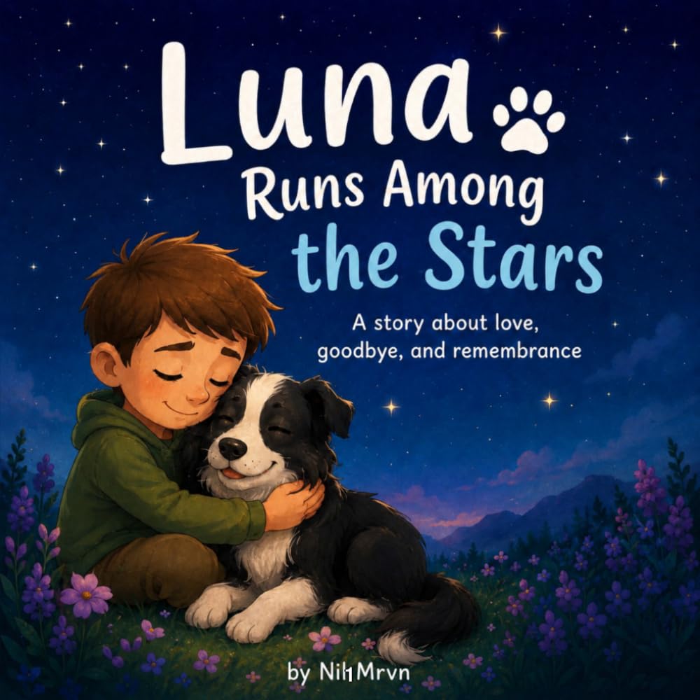 Luna runs among the stars: A story about love, goodbye and remembrance