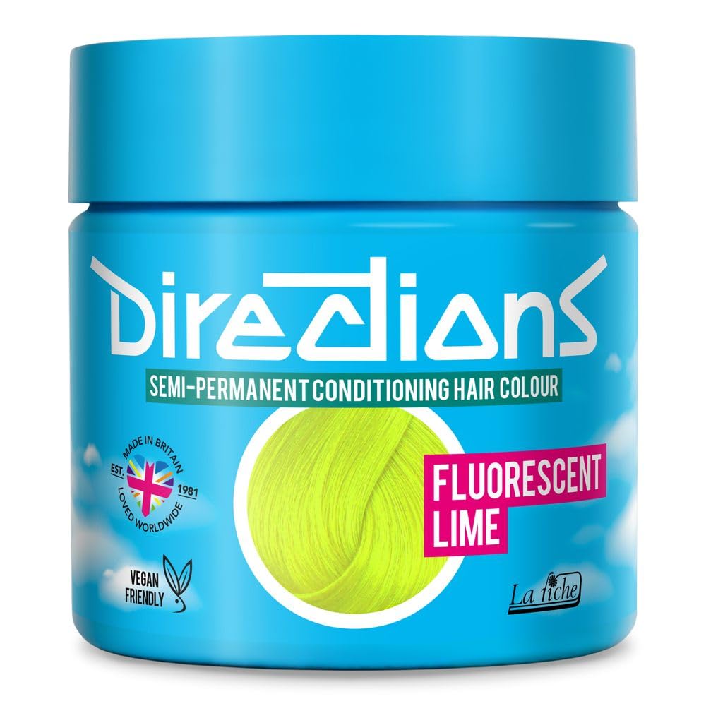 New La Riche Directions Semi-Permanent Hair Colour 88 ml Fluorescent Lime