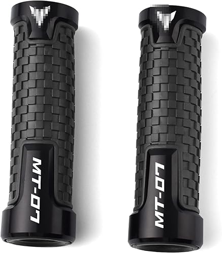 Motorcycle Handlebar Grips for Yamaha MT07 MT 07 MT-07 2014-2021 Motocross Handle Hand Grips Motorcycle Handlebar Grips CNC Handle Bar Rubber Gel