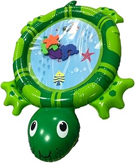 Totority Tapete De Brincar Para Bebês Tapete De Água Para Bebês Tapetes De Brincar Para Bebês Almofada De Água Inflável Para Engatinhar Almofada De Estimulação Sensorial De Atividade