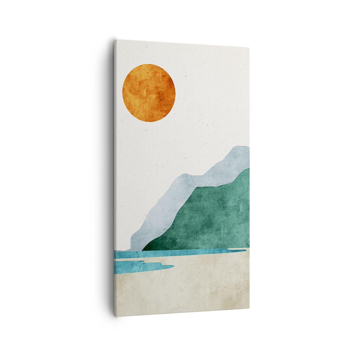 Lienzos decorativos 55x100cm Cuadro Sobre Lienzo Moderno Vertical Sol Paisaje Playa Grande Dormitorio Cocina Cuadros Pared Imágenes Cuadros Decoracion Salon Wall Art Prints Decor Canvas PA55x100-6186