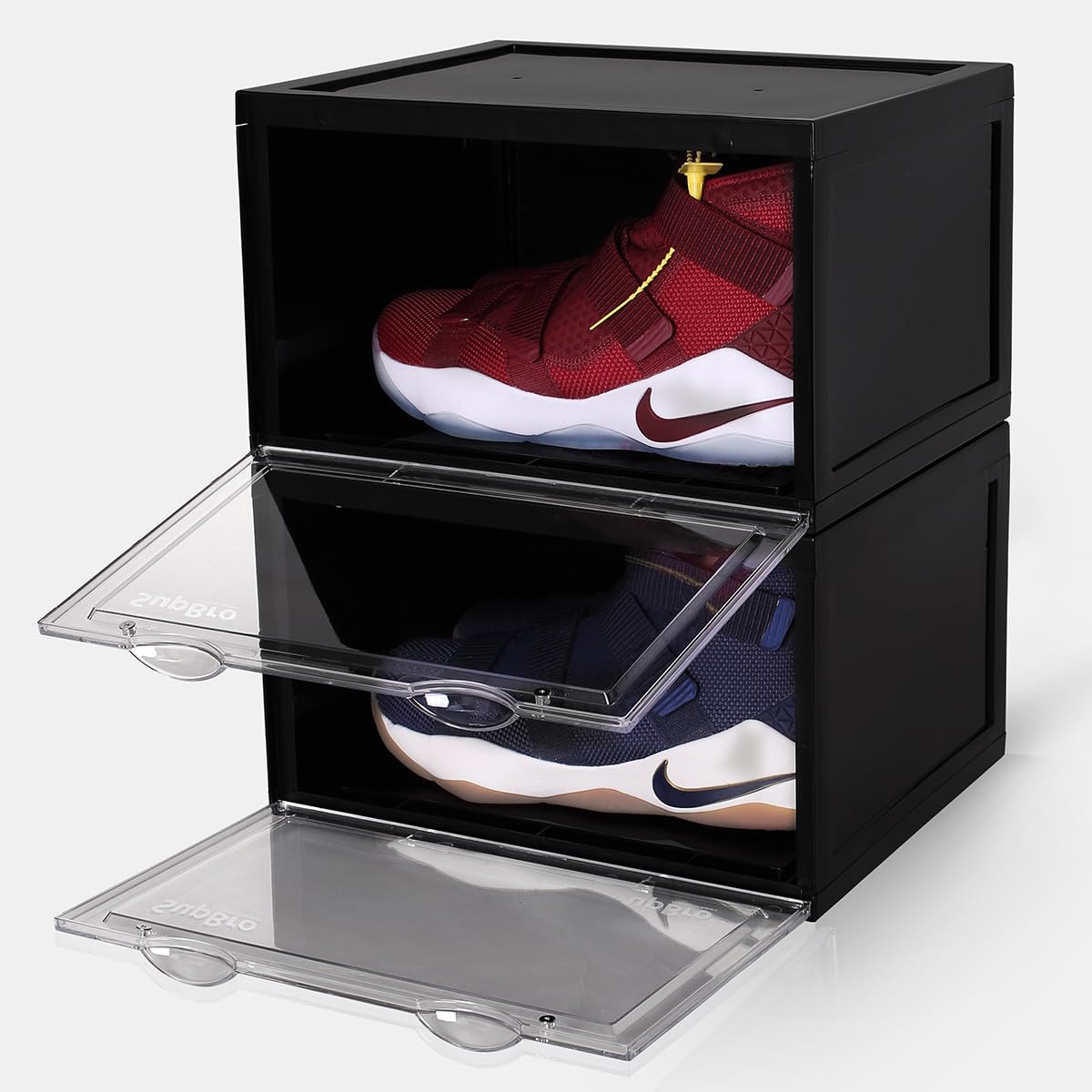 SupBro x Sneaker Con スニーカー収納ボックス 2個セット Amazon.com: SupBro Collection Crate - Easy Access Storage Shoes