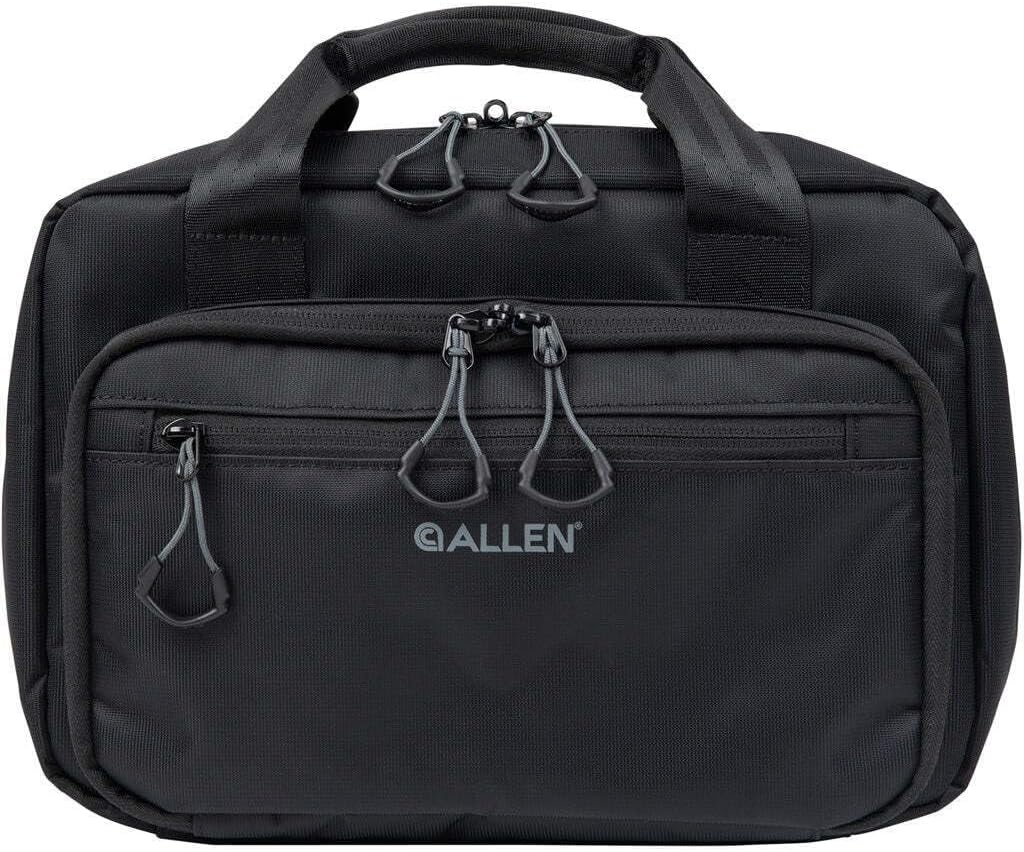 Allen Company Double Pistol Bag, 2-Sub Compact Handguns Under 6“, Black