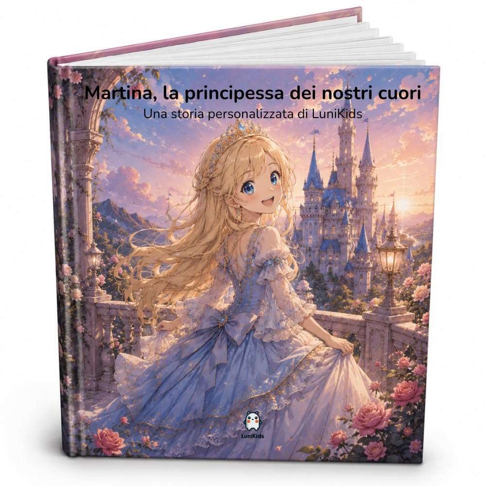 Libro personalizzato per bambini in stile Manga – Storia e illustrazioni Manga personalizzate | Avventura unica con nome, personaggi, tema e storia | Regalo per bambini (Copertina rigida)