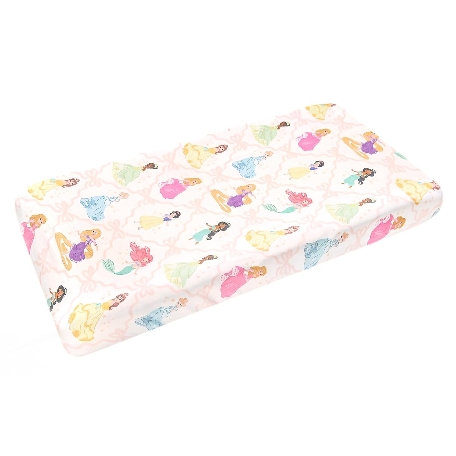 Premium Diaper Changing Pad Cover Disney Princess by Copper Pearl