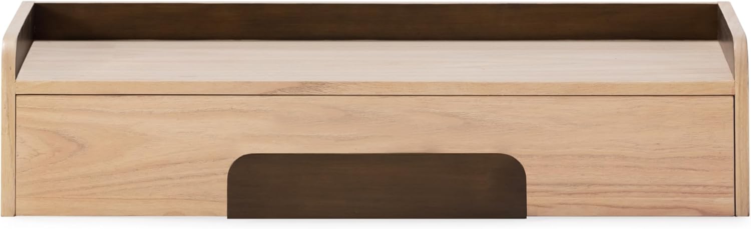 Consola 95 x 40 x 23 cm Madera Natural/LATON