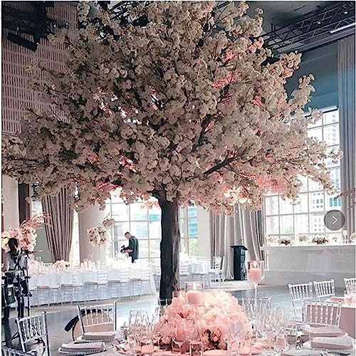 Arbre de fleur de cerisier artificiel rose grand arbre de mariage intérieur