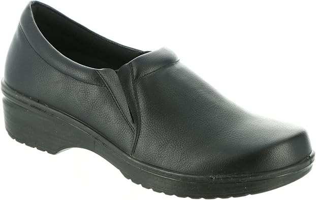 Easy Street Womens Tiffany Clog, Black 7.5 us x_Wide